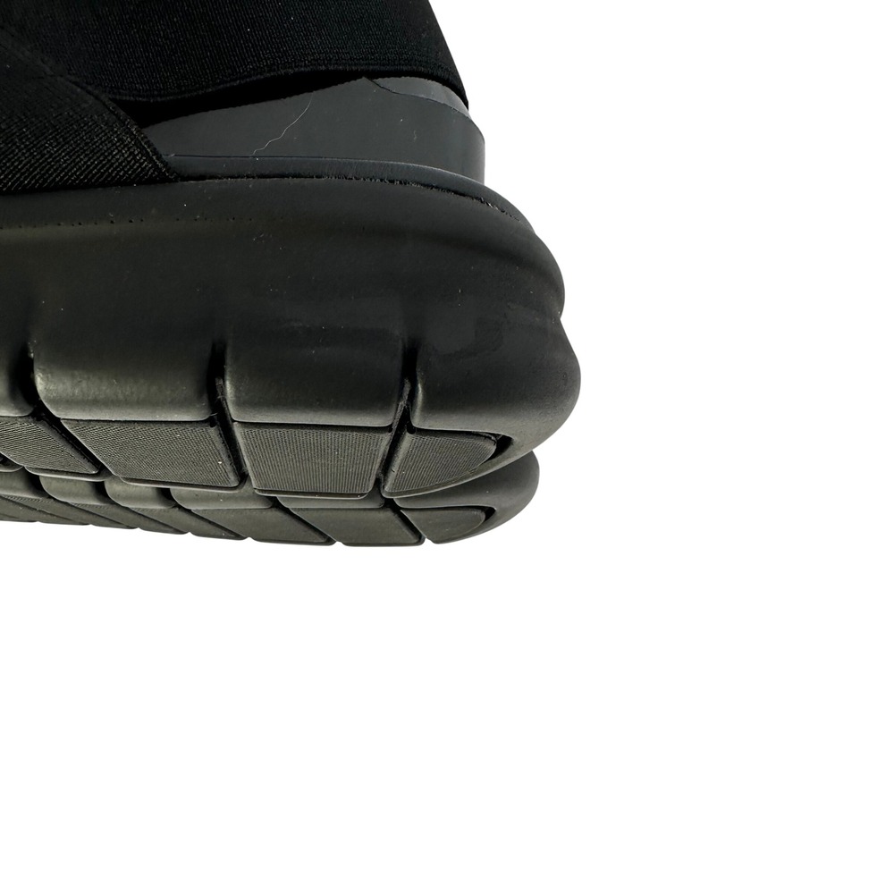 Rapisardi Ron White Black Elastic Cross Strap Wedge Sandals Made in Italy EU 41 - Picture 6 of 13